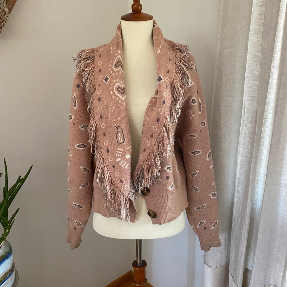 Storia Boho Blush Cardigan S
